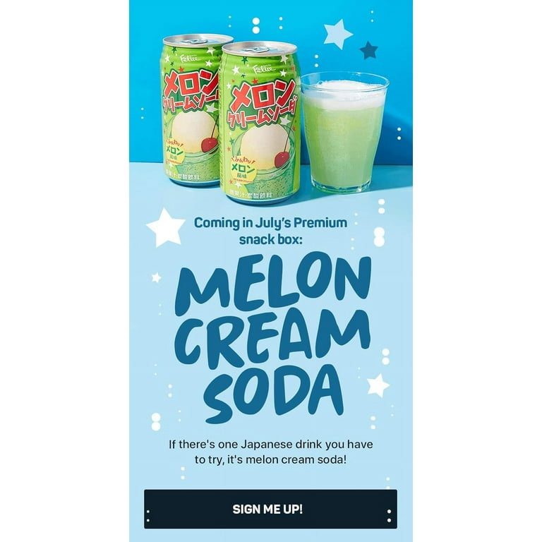Felice Melon Cream Soda, Extremely Popular in Japan - 11.83 Felice Melon Cream Soda, Extremely Popular in Japan - 11.83