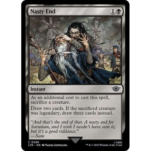 MtG Tales of Middle-Earth Common Nasty End #99