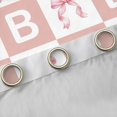 thumbnail image 4 of Erosebridal Kids Cute Pink Bowknot Curtains Pack of 2 (42x84 Each),Initial Alphabet B Curtains Blackout For Girls, 4 of 7