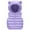 style-01 Purple, variant on Curenmufel Puffer Vest Girls Toddler Baby Boys Girls Hooded Puffer Vest Kids Winter Lightweight Sleeveless Bear Ears Zipper Up Weighted Line Jacket 2T 3T (Coffee,2-3 Years)