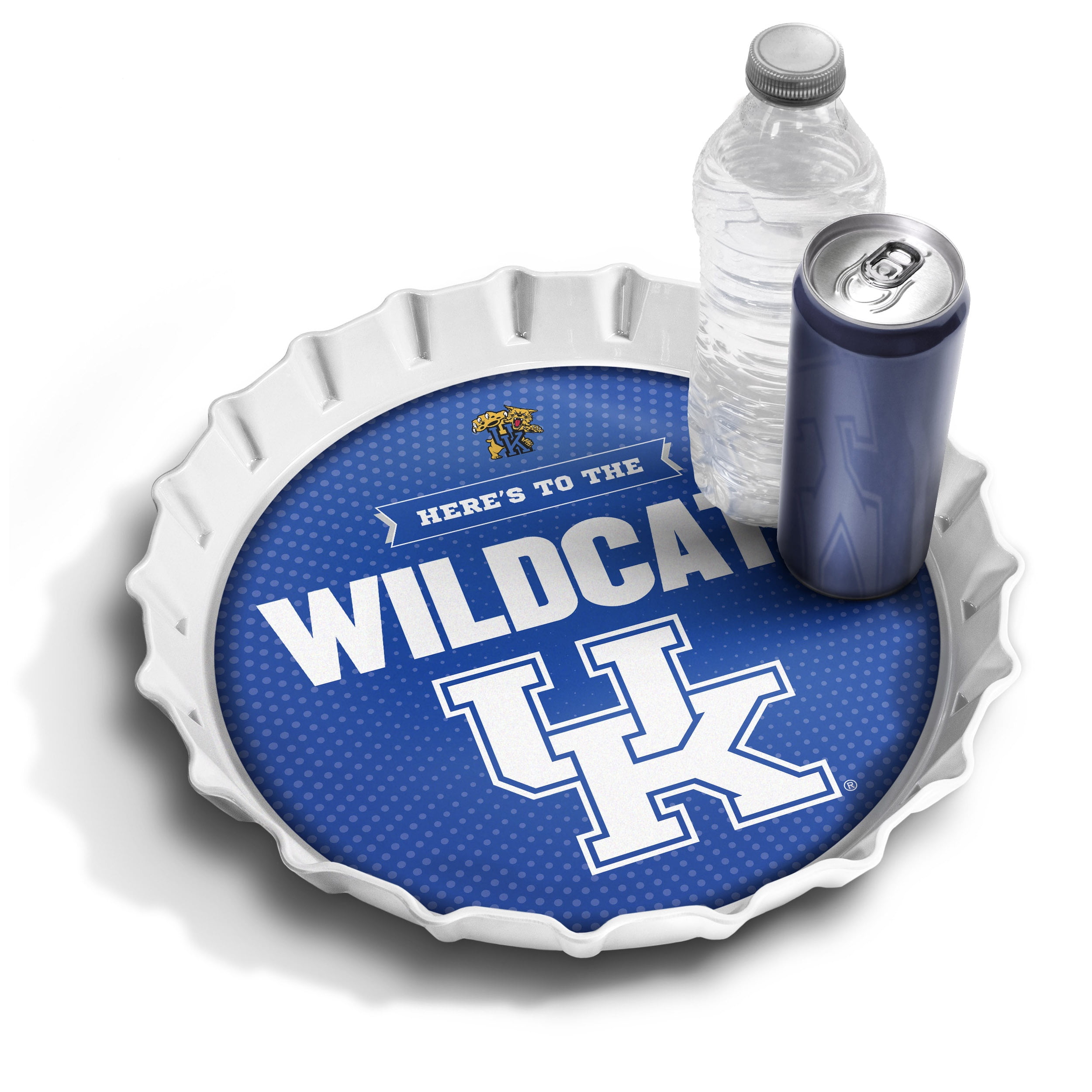 YouTheFan NCAA Kentucky Wildcats Bottle Cap Serving Tray