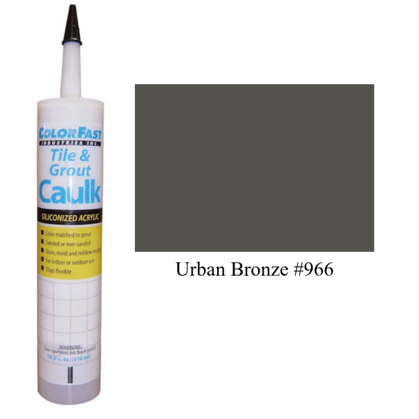 Colorfast Latex Colored Caulk Tec Caulk Color Line Urban Bronze