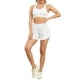 thumbnail image 1 of Txlixc - Pantalones de yoga para mujer, cintura alta, deportivos, para correr, informales, de verano, para adelgazar, con cordón Txlixc Sexy, 1 of 6