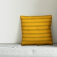 thumbnail image 2 of Creative Products Yellow Stripes 18x18 Spun Poly Pillow, 2 of 2