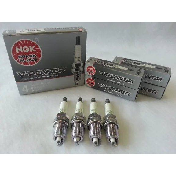 4-New NGK V-Power Copper Spark Plugs ZFR5F11 2262 For Honda Acura