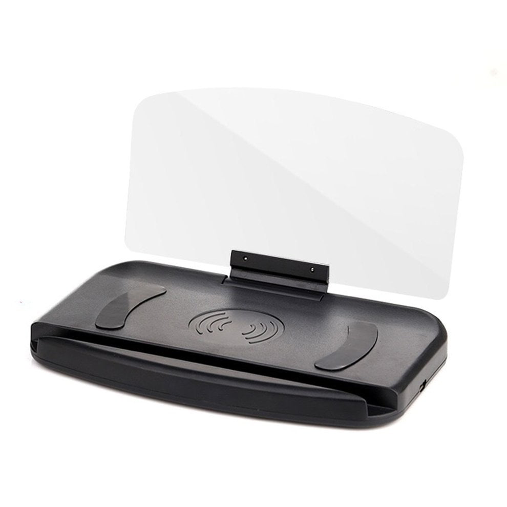 Hd Car Phone Holder Wireless Charging HeadUp Display Navigation