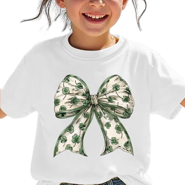 T-shirt à Manches Courtes pour Garçons Col Rond Imprimé Graphique T-Shirt pour Hommes 3-14 Ans 1 Pce