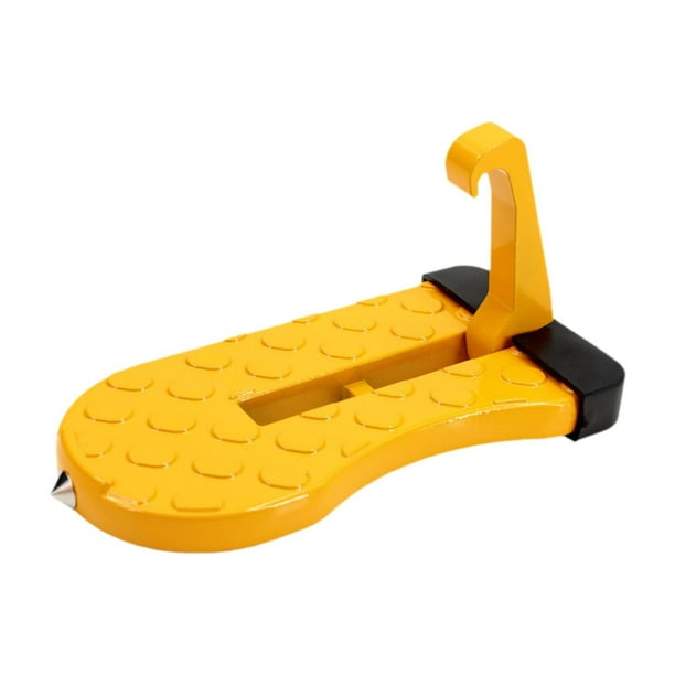 Accesorios genéricos para escalones de puerta de coche, rodamiento de carga resistente y portátil plegable 400 Naranja