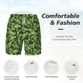 thumbnail image 4 of Kdxio Crayfish Army Print Men'S Swim Trunks With Compression Liner 7 Inch Inseam Quick Dry Swim Shorts, 4 of 7