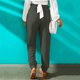 thumbnail image 5 of Moda Mujer Verano Casual Suelto Algodón Y Lino Bolsillo Sólido Pantalones Pantalones Odeerbi ODB-6, 5 of 7