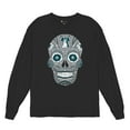 thumbnail image 5 of Philly Thing Sugar Skull Long Sleeve T-shirt Day of the Dead Dia de los Muertos, 5 of 7