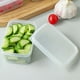 thumbnail image 1 of Small Plastic Food Storage Container with Lid for Refrigerator Freezer Organization, 1 of 9