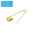 thumbnail image 4 of Uxcell Safety Pins 0.75 Inch Nickle Plated Small Sewing Pins Gold Tone 400Pcs, 4 of 5