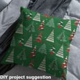 thumbnail image 2 of Homewish Green Christmas Tree Fabric by the Yard 1 Yard for Teens, Happy New Year Room Decor Fabric by the Yard, Kawaii Cute Cartoon Sewing Fabric, Luxury Bedroom Decor, 2 of 6