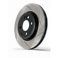 thumbnail image 1 of Stop Tech Rotor de Frein à Fente d'Alimentation 126.42043SL SportStop à Fente; Conception Monobloc; Motif de Boulon de Roue 5 x 114,3 Millimètre; Moyeu de 68 Millimètre de Diamètre Intérieur; Fonte Électrodéposée; Simple, 1 of 5