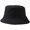 Black, variant on CoCopeaunts Summer Bucket Hats Cotton Sunscreen Double-Faced Wear Basin Hat Men Casual Solid Outdoor Fisherman Hat Black Lining