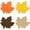 A, variant on Christmas Decorations, 4-Piece Fall Maple Leaf Wooden Signs for Thanksgiving Trays And Home Desk, Natural Wood Craft with Seasonal Designs to Warm up Your Autumn Celebrations