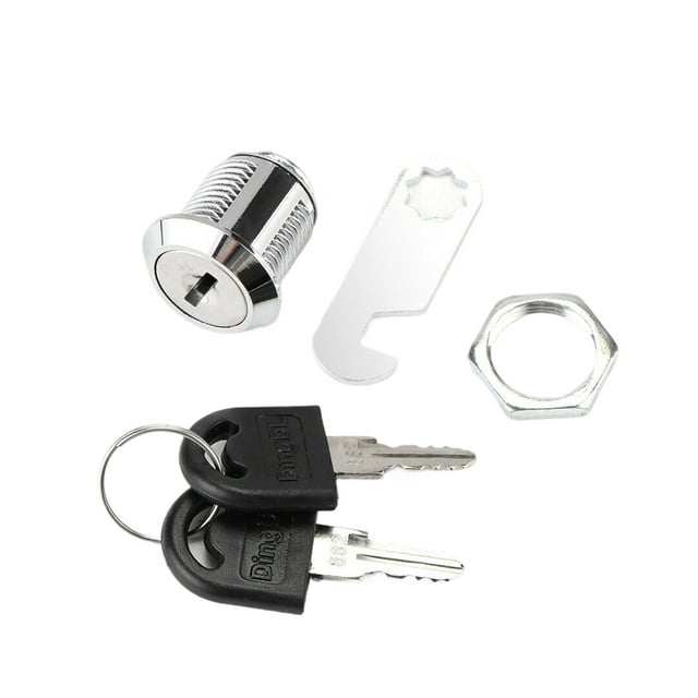 Decodeary Thread And Gasket Mailbox Lock Made Of Solid Zinc Alloy Comes With 2 Keys Simplistic Drawer Cabinet 30mm Single unlocking