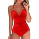 thumbnail image 1 of Traje de Baño Mujer Traje de Baño de Cuello En V Para Mujer, Traje de Baño Fruncido, Trajes de Baño Para Mujer, Trajes de Baño Cómodos, 1 of 7