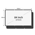 thumbnail image 2 of Projector Screen White Milk Shred Black Background Wrinkle-Free Design ,Wrinkle-Free, 2 of 6