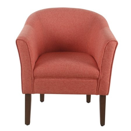 HomePop Fauteuil d'Appoint Moderne à Dossier Arrondi, Plusieurs Couleurs