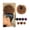 2, variant on Synthetic Afro Puff Drawstring Ponytail Hairpiece for Women - Kinky Curly Hair Bun