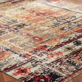 thumbnail image 3 of Porch & Den  Pollard Distressed Multicolor Geometric Indoor/ Outdoor Area Rug 8'7" x 11'6" 9' x 12' Rectangle, 3 of 5