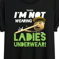 thumbnail image 3 of Shrek - Not Wearing Ladies Underwear - Women's Oversized T-Shirt, 3 of 5
