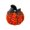 Orange, variant on Leeye Reversible Sequin Halloween Pumpkin, Color Changing Purple and Black Sequin Pumpkin Decoration for Tabletop Shelf Mantel, Purple 4.33x4.33in