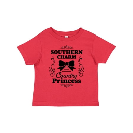 

Inktastic Southern Charm Country Princess with Bow Gift Toddler Toddler Girl T-Shirt