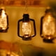 thumbnail image 5 of Faroles de hilo Black Lantern - Farolillos retro de caballo LED de 20 LEDs alimentados por energía solar para terrazas, jardines y decoración navideña - 8 modos de iluminación, 5 of 5