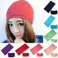 thumbnail image 3 of UDIYO Women Pure Color Cycling Headscarf Head Wrap Bandana Scarf Headwear Warm, 3 of 7