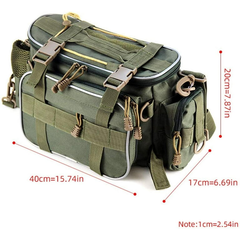 XUANYI Multifunctional Waterproof Fishing Bag Outdoor Sports Waist Pack Fishing  Gear Storage Bag Capes Bag Army Green 