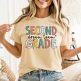 thumbnail image 2 of 2nd Grade Dream Team Retro Back To School Teacher Student T-Shirt, Sizes S-5XL, Tbun, 2 of 5