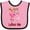 Pink and Black, variant on Inktastic My Aunt Loves Me Flamingo Boys or Girls Baby Bib