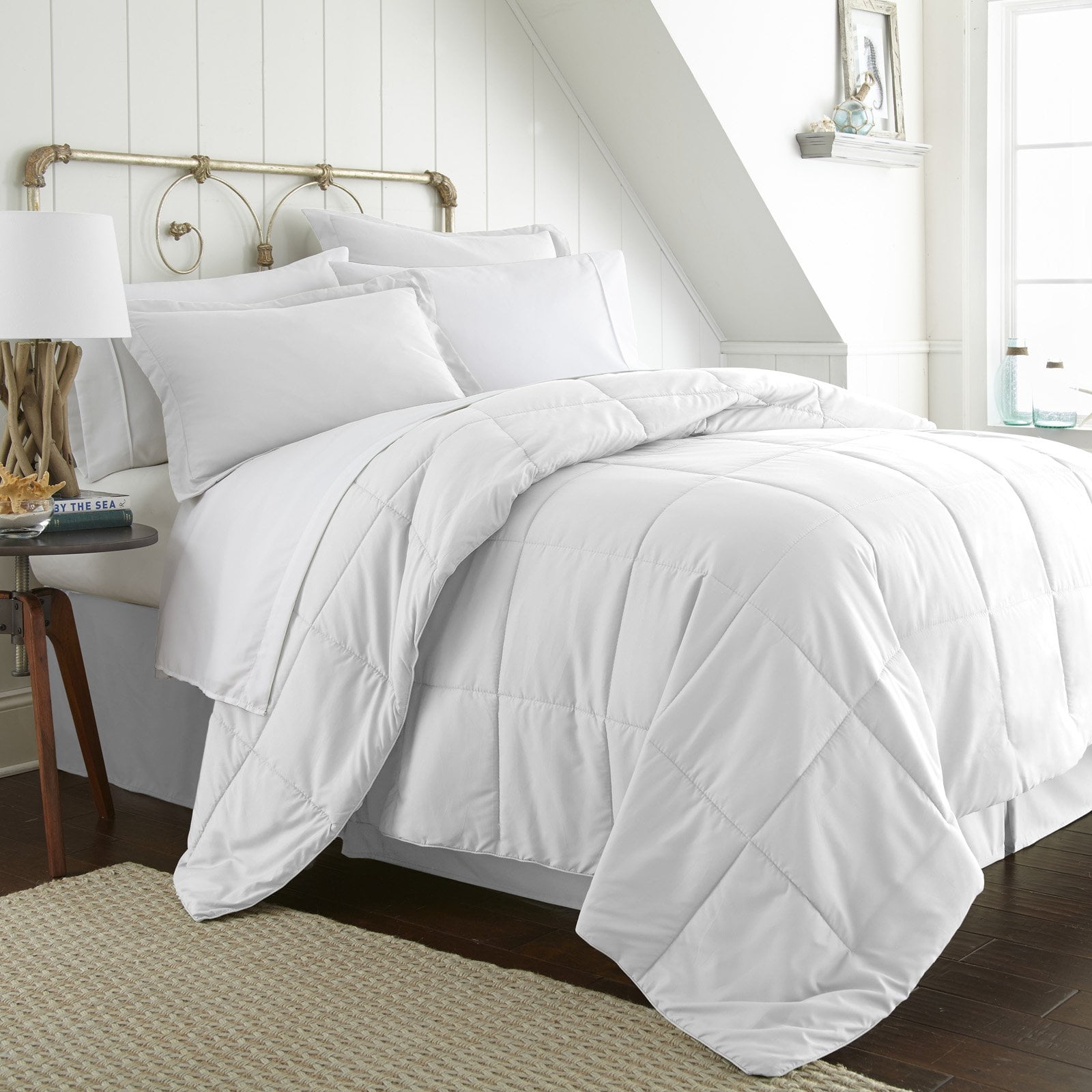 Solid Comforter Bed in a Bag by Noble Linens