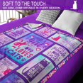 thumbnail image 4 of Pickleball Lover''s Throw Blanket - Funny Gift for Women & Girls, Ideal Birthday, Mother''s Day, Christmas or Valentine''s Present - 50" x 60" Size, 4 of 6