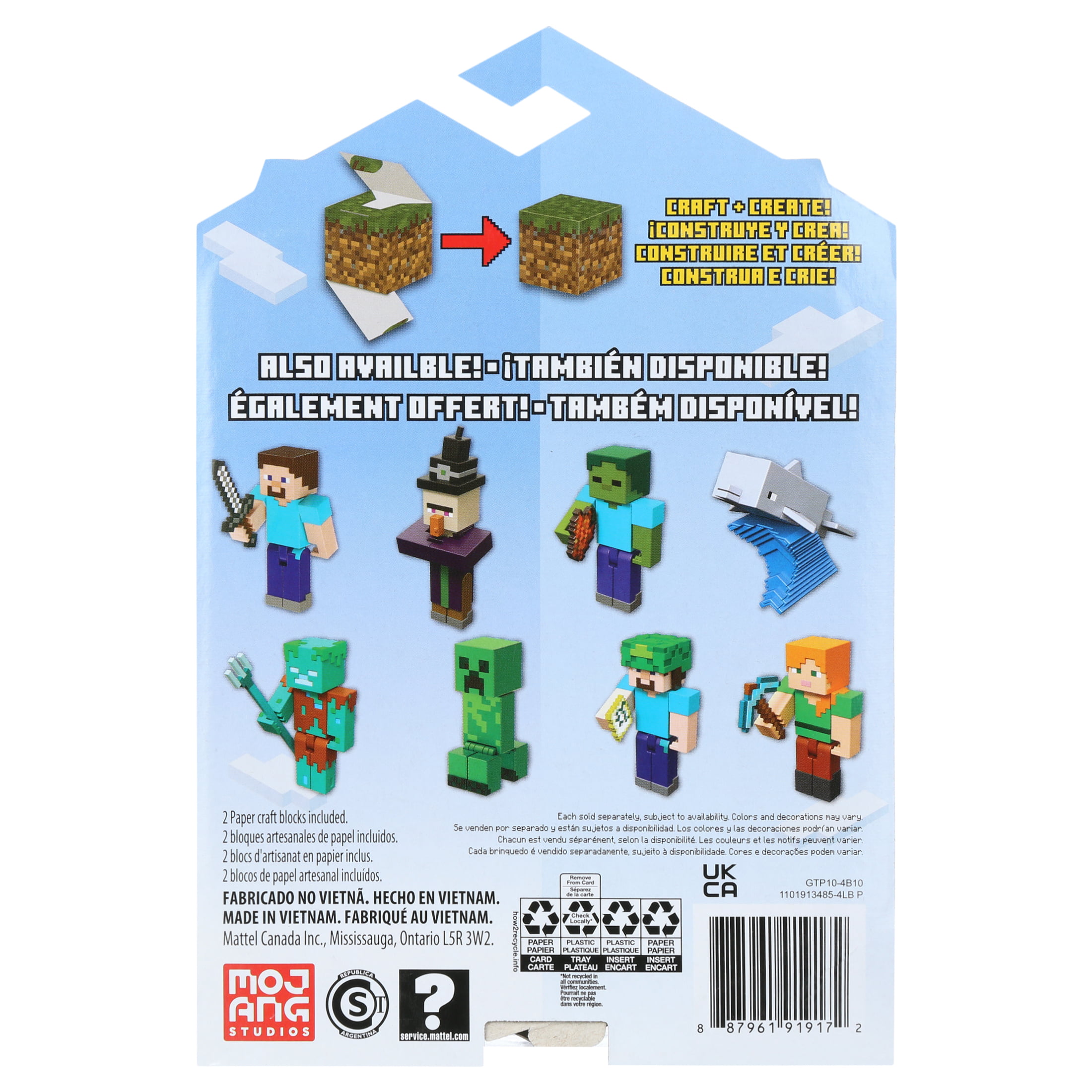Minecraft - Figura de brinquedo Minecraft para crianças ㅤ, MISC ACTION  FIGURES