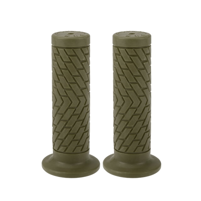 Empuñaduras de manillar universales Unique Bargains de 1" 25mm y 1.1" 28mm, cubiertas antideslizantes de TPU para motocicleta, scooter, bicicleta, ATV, color verde, 1 par