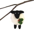 thumbnail image 2 of Hand Felted Christmas Ornament Sheep Global Groove (H), 2 of 2