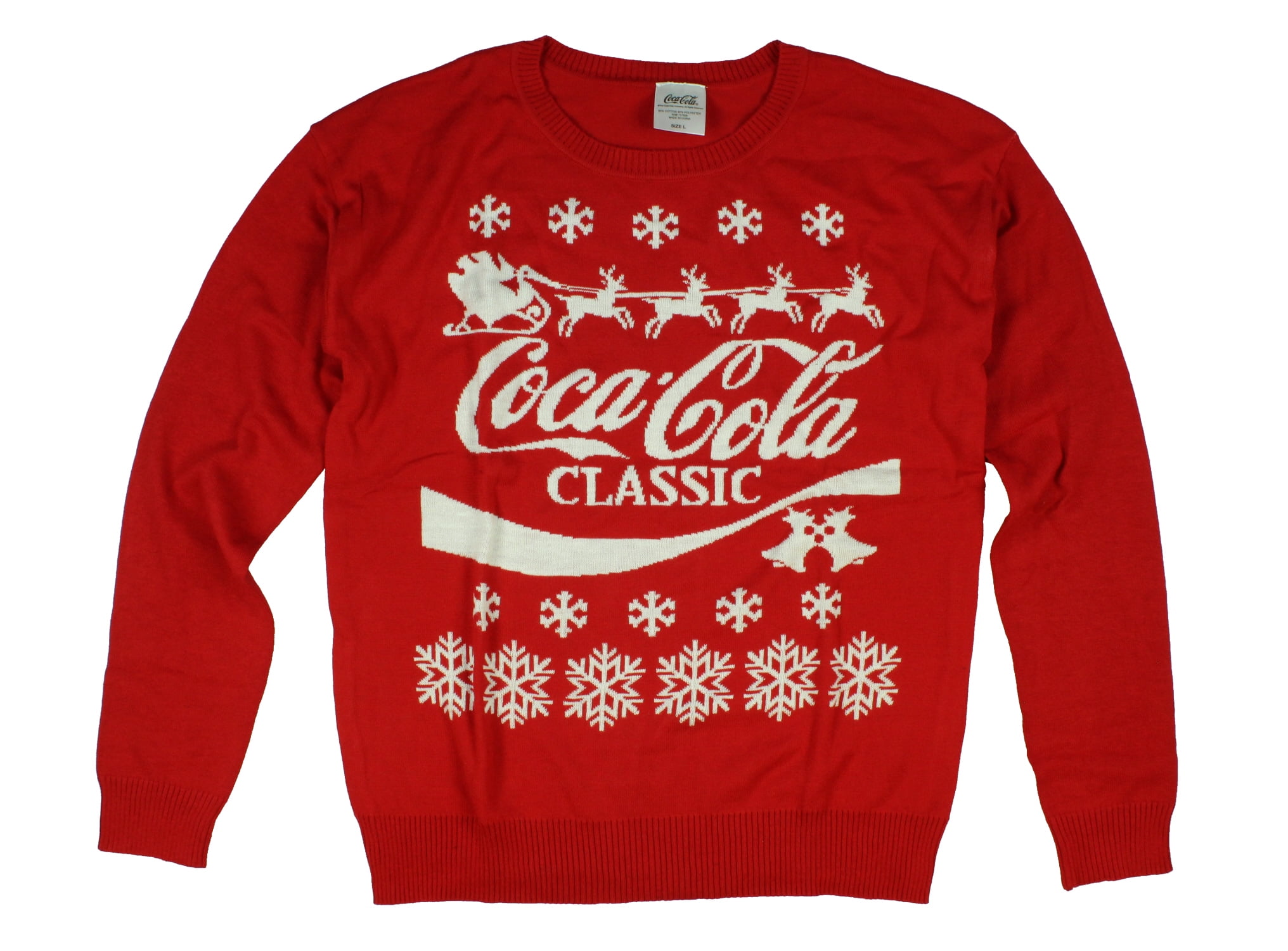 santa roasting reindeer sweater