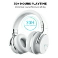 thumbnail image 4 of Active Noise Cancelling Headphones with Microphone, Wireless Over Ear Bluetooth Headphones, 3D Deep Bass, Memory Foam Ear Cups,35H Playtime for Kids, TV, Travel, Online Class, Home Office, 4 of 8