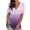 Z2-Dark Purple, variant on Aayomet Summer V Neck Shirts for Women Puffy Short Sleeves Blouses and Tops Dressy Casual Fashion Clothes,Blue S