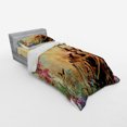 thumbnail image 3 of Ambesonne Urban Bedding Set 4 Pcs, Bikes in Street Floral, Queen, Multicolor, 3 of 3