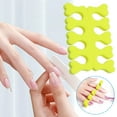 thumbnail image 5 of 10pcs Sponge Toe Separators Soft Finger Separators Toe Divider Spacer for Polishing Pedicure Manicure Coating Gel Painting Nail Art Beauty Accessories, 5 of 5