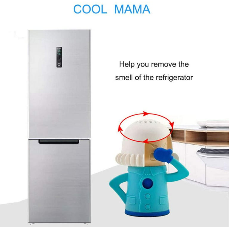 GONANI 4pcs Chilly Mama Fridge Deodoriser Microwave Cleaner,Chilly Mama Fridge Deodoriser Angry Mama Fridge Cleaner Freezer Odor Freshener Remover