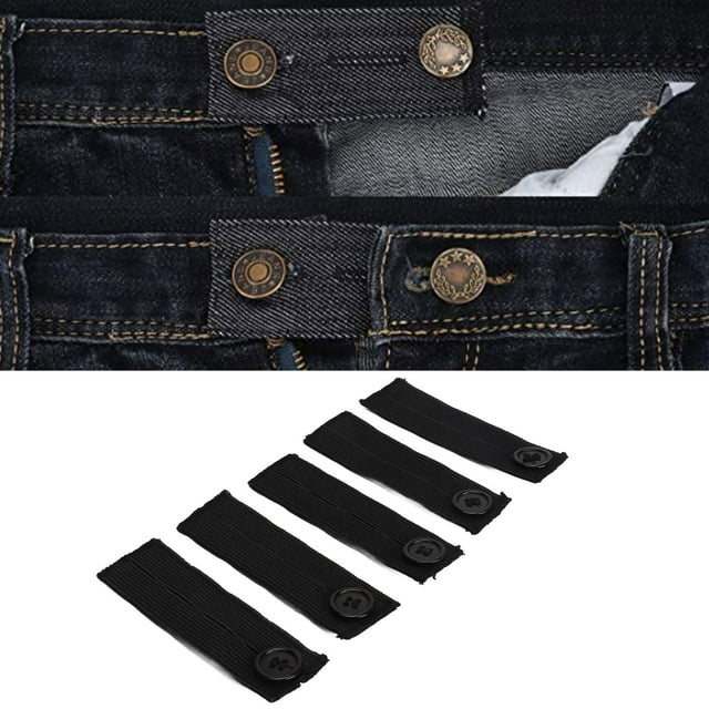 Rallonges de Taille Élastiques, Rallonge de Taille Facile à Utiliser pour Shorts