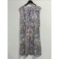 thumbnail image 5 of Women's Abstract Print Sleeveless Midi Dress with Pockets, 5 of 5