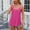 Hot Pink, variant on Titcea Tank Tops for Women Solid Color V Neck Sleeveless Plus Size Tops Beach Holiday Office Casual Sexy Tops