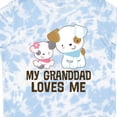 thumbnail image 4 of Inktastic My Granddad Loves Me Granddaughter Girls Girls Toddler T-Shirt, 4 of 5